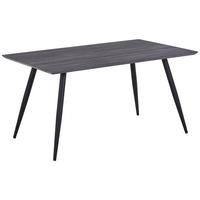 Étkezőasztal Porto 150/90 Cm - fekete, Modern, faalapú anyag/fém (150/75/90cm) - MID.YOU