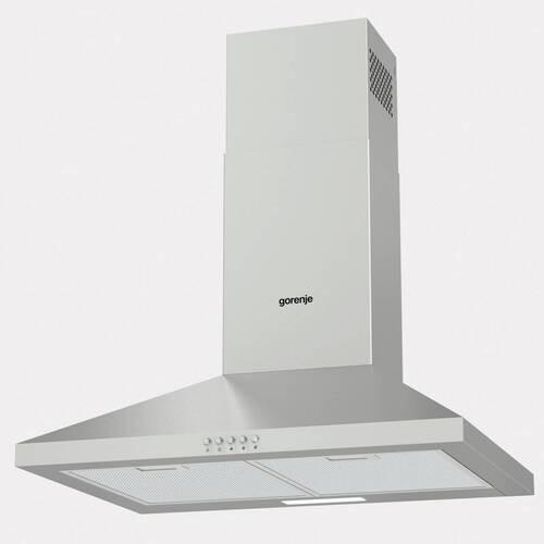 Dunstabzugshaube Whc629e4x Edelstahlfarben B: 60 Cm Led - Edelstahlfarben, ROMANTIK / LANDHAUS, Metall (60cm) - Gorenje