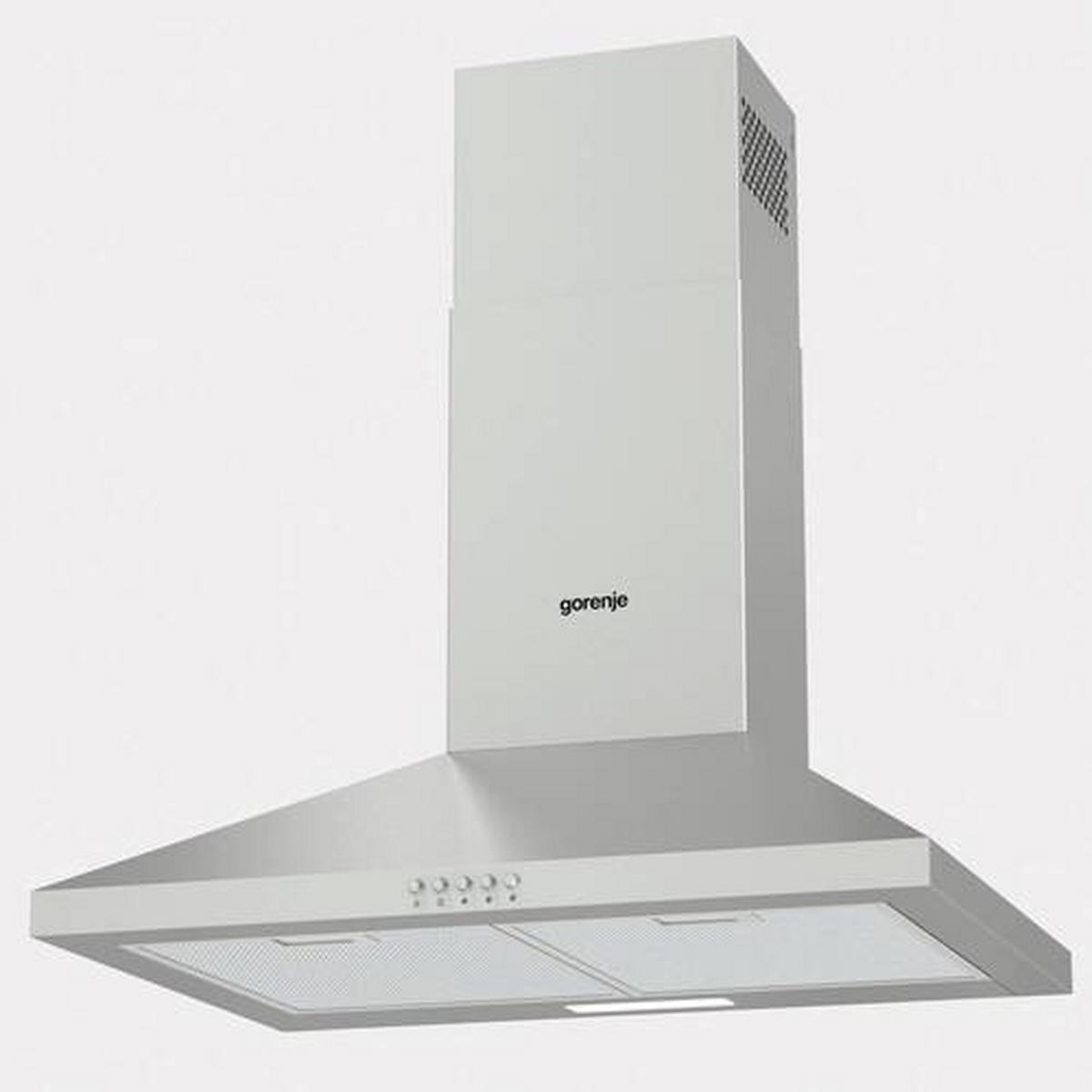 Dunstabzugshaube Whc629e4x Edelstahlfarben B: 60 Cm Led - Edelstahlfarben, ROMANTIK / LANDHAUS, Metall (60cm) - Gorenje