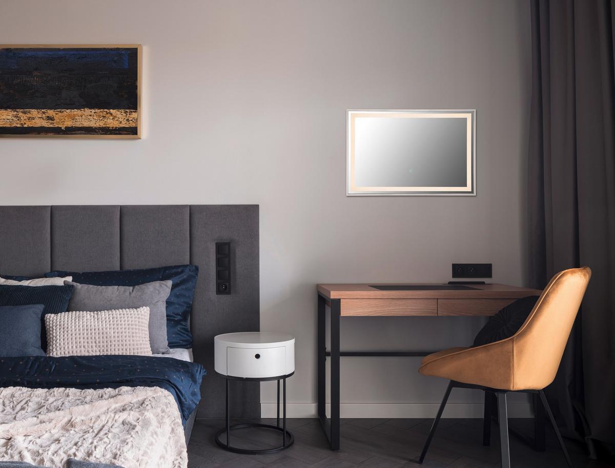 Badezimmerspiegel 84036 - Basics, Glas/Kunststoff (60/40/2,8cm) - Globo