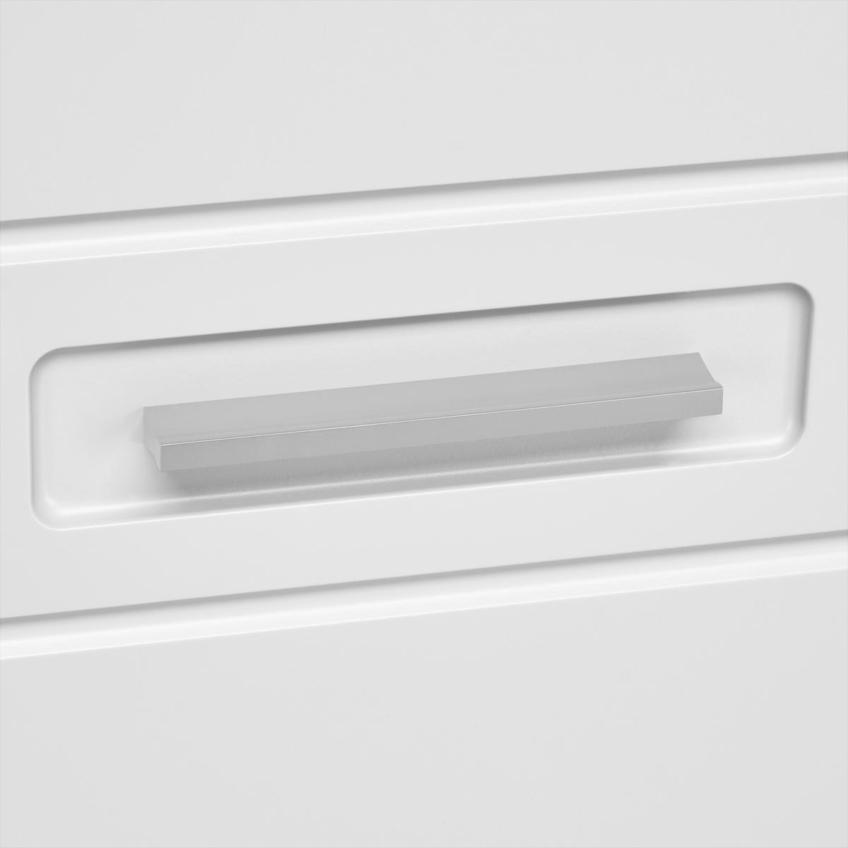 Komoda AURIS AURIS - bílá/barvy dubu, Moderní, plast (85/99,6/37,1cm) - Luca Bessoni