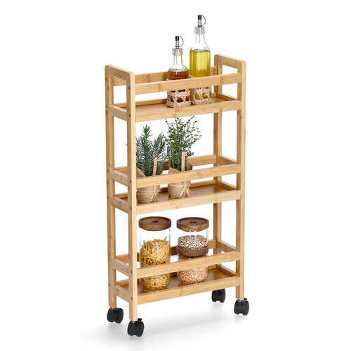 Beistellregal Naturfarben BxHxT: 36x15,5x74 cm - Naturfarben, Basics, Holz/Holzwerkstoff (36/15,5/74cm) - Zeller Present