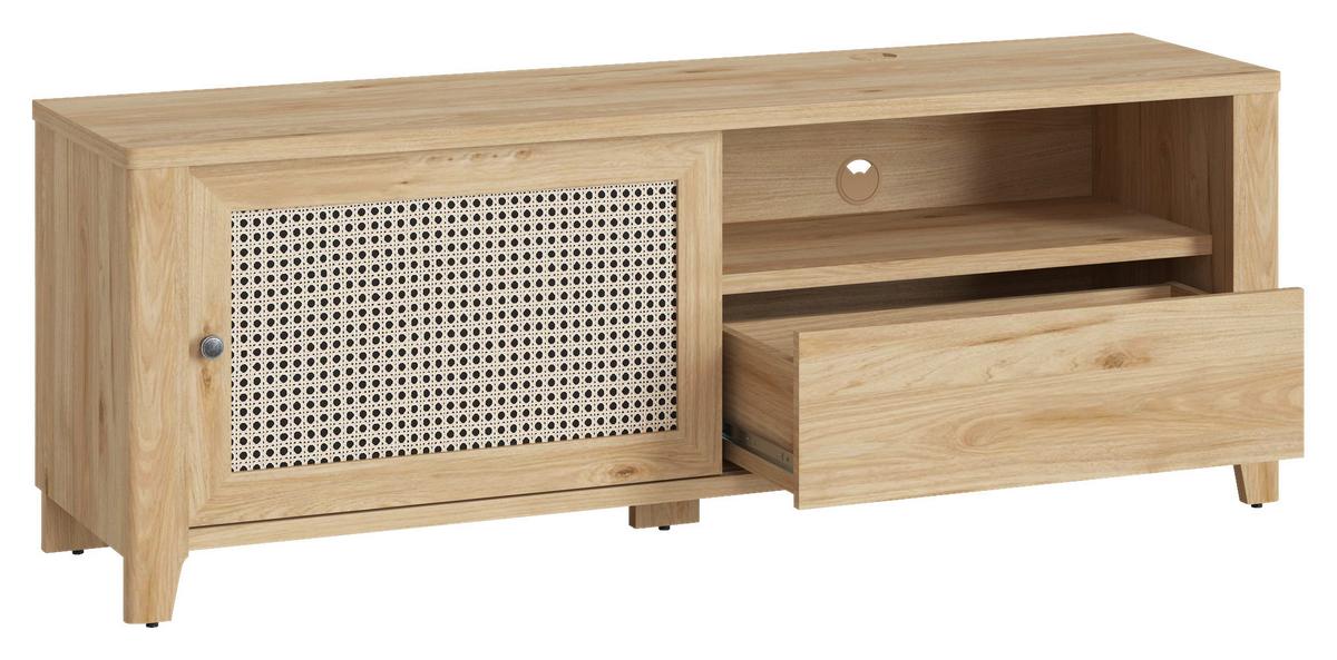 Tv-szekrény Cestino - Modern, faalapú anyag (157,8/57,2/42cm)