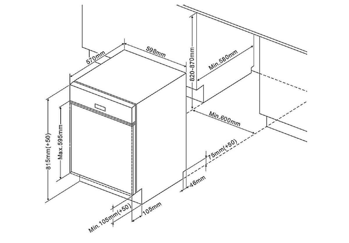 Küchenzeile Cardiff mit Geräten 280 cm Creme/Sonoma Eiche - Creme/Sonoma Eiche, Basics, Holzwerkstoff (280cm) - Held