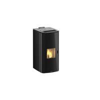 Pelletofen Wasserführend Idra Schwarz Metall 20 Kw Mit Wi-Fi - Schwarz, LIFESTYLE, Metall (59/122/68cm)