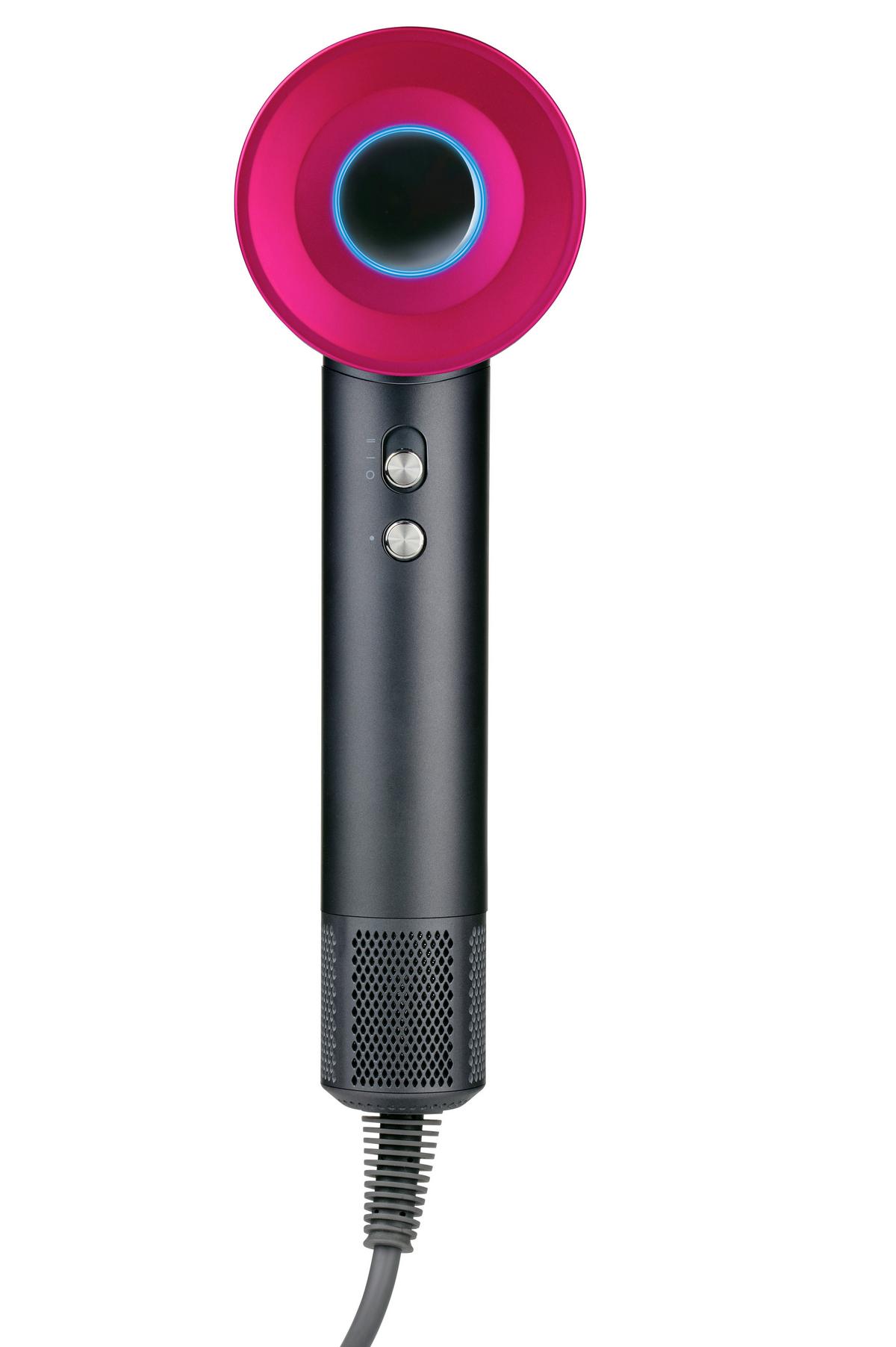 HAARTROCKNER 1600W, Schwarz, Pink - Pink/Schwarz, Basics, Kunststoff/Metall (14,1/8,6/35,3cm)