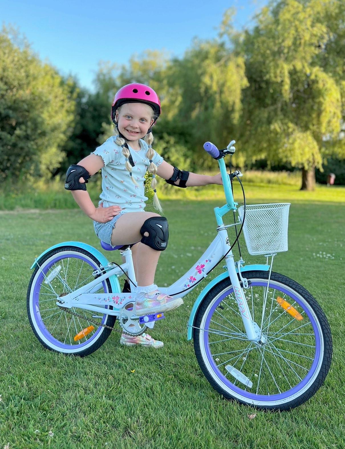 Kinderfahrrad Girly Girl Lila, 20 Zoll - Lila, Basics, Metall (66/96.5/140.5cm)