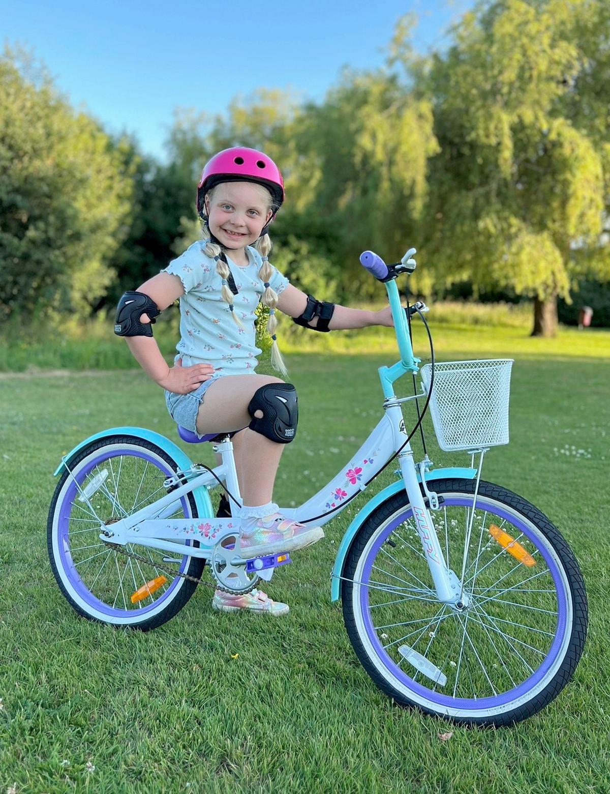 Kinderfahrrad Girly Girl Lila, 20 Zoll - Lila, Basics, Metall (66/96.5/140.5cm)