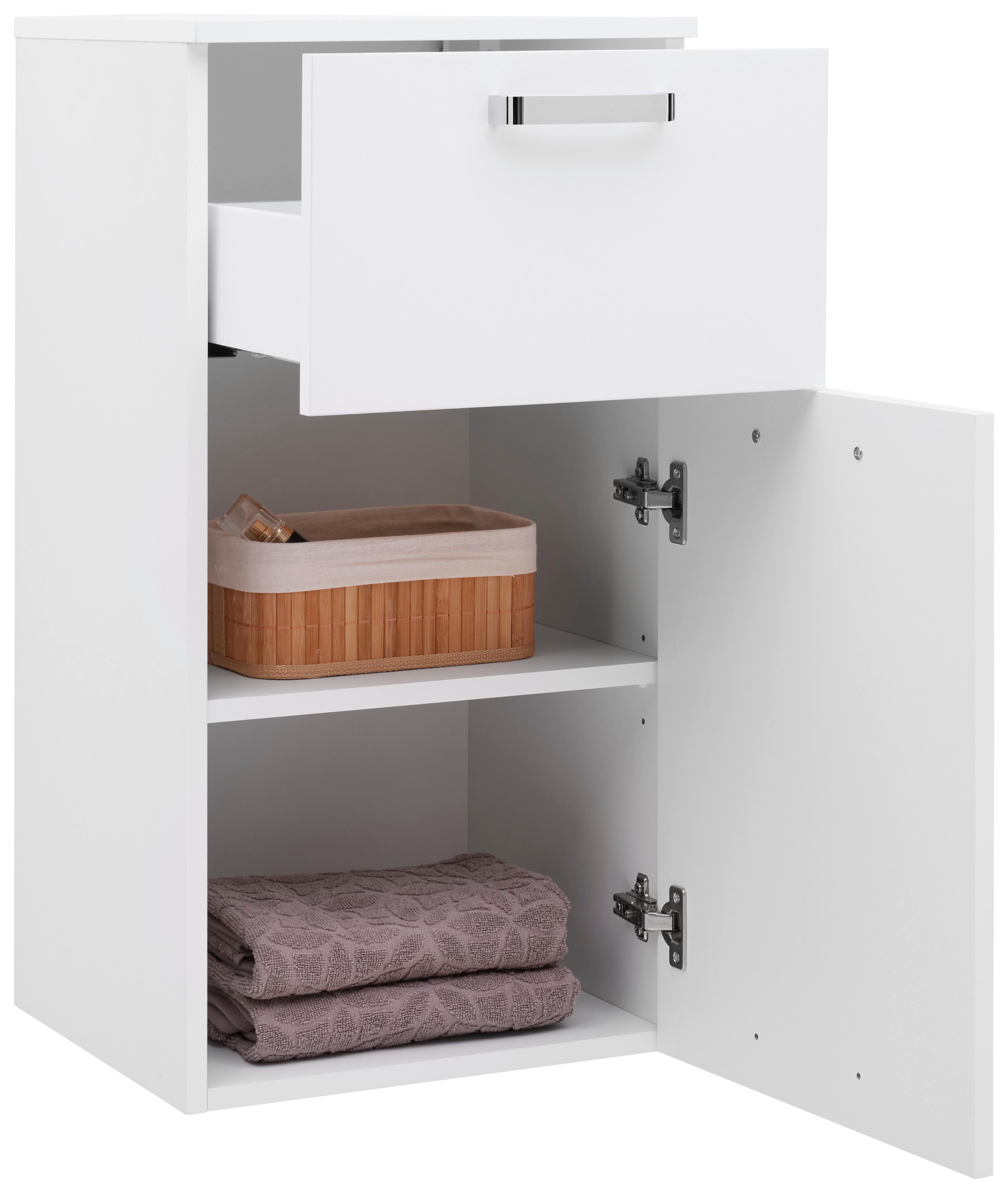 Badezimmer Unterschrank Fresh Bxh 40x79 Cm Weiß - Weiß, KONVENTIONELL, Holzwerkstoff (40/79/38,5cm) - Ondega