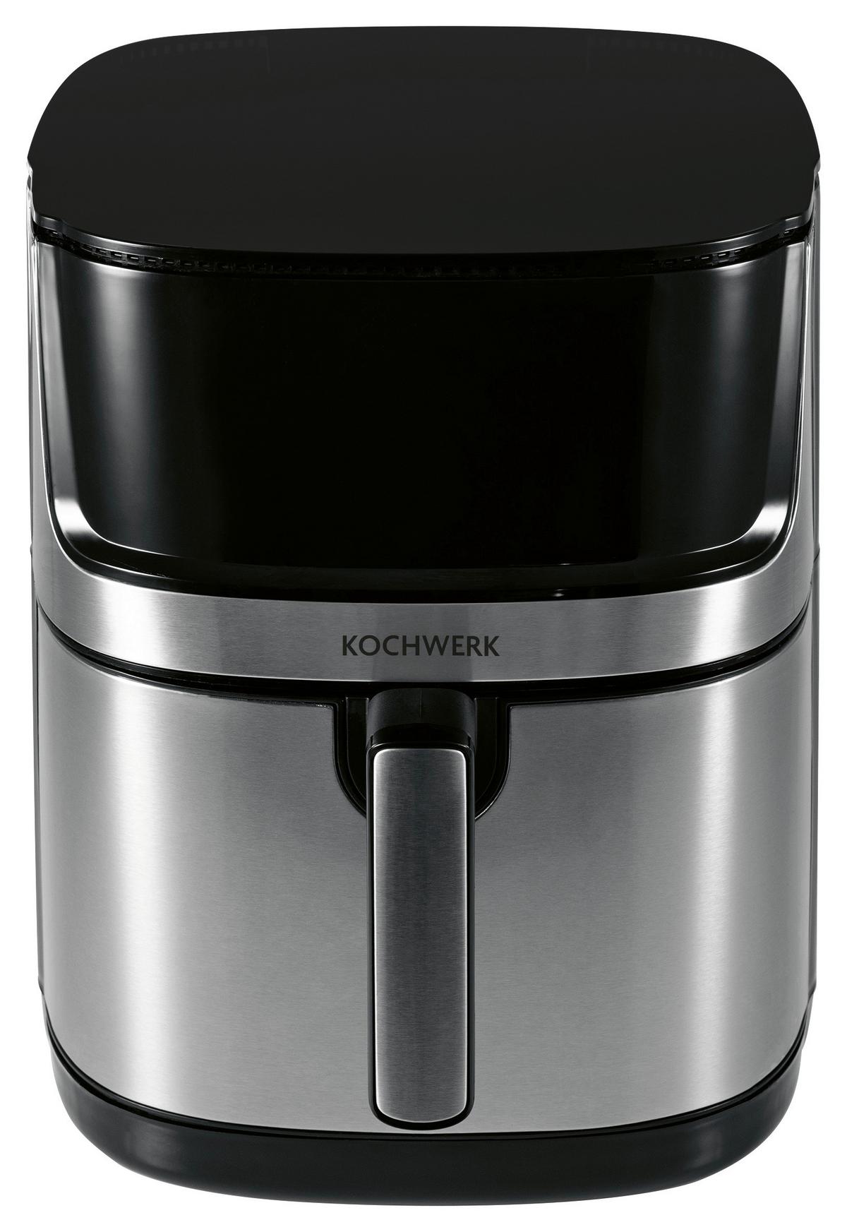 Heißluftfritteuse 14829 - Edelstahlfarben/Schwarz, Basics, Kunststoff/Metall (28,8/36,8/34,8cm)