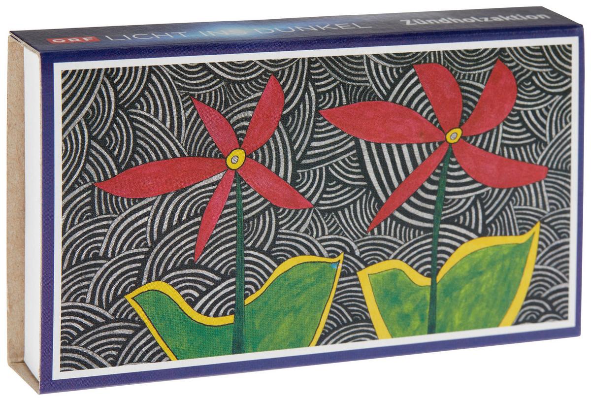 Anzünder 59024 "licht Ins Dunkel" - Blau/Multicolor, KONVENTIONELL, Holz/Papier (11/6,5/2cm)