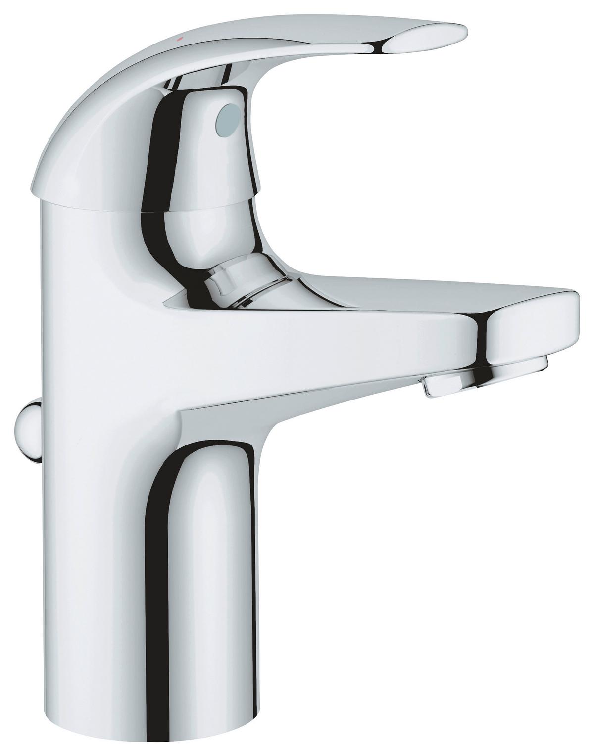 Waschtischarmatur Start Curve Ehm S Chrom H: 14,9 Cm - Chromfarben, KONVENTIONELL, Metall (14,9cm) - Grohe
