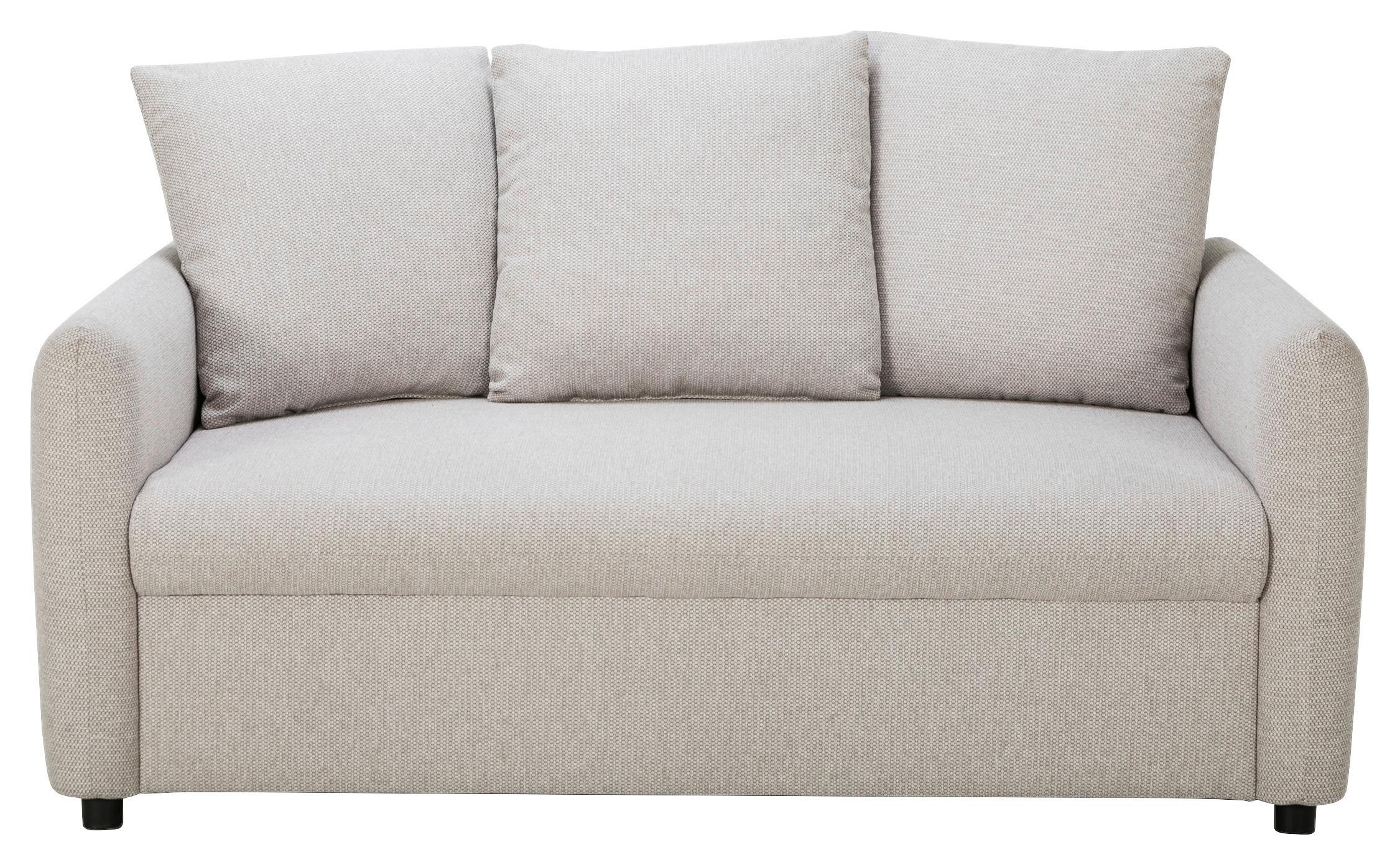 2-sitzer-sofa Aladin Beige - Beige/Schwarz, Basics, Textil (161,5/89/89cm) - P & B