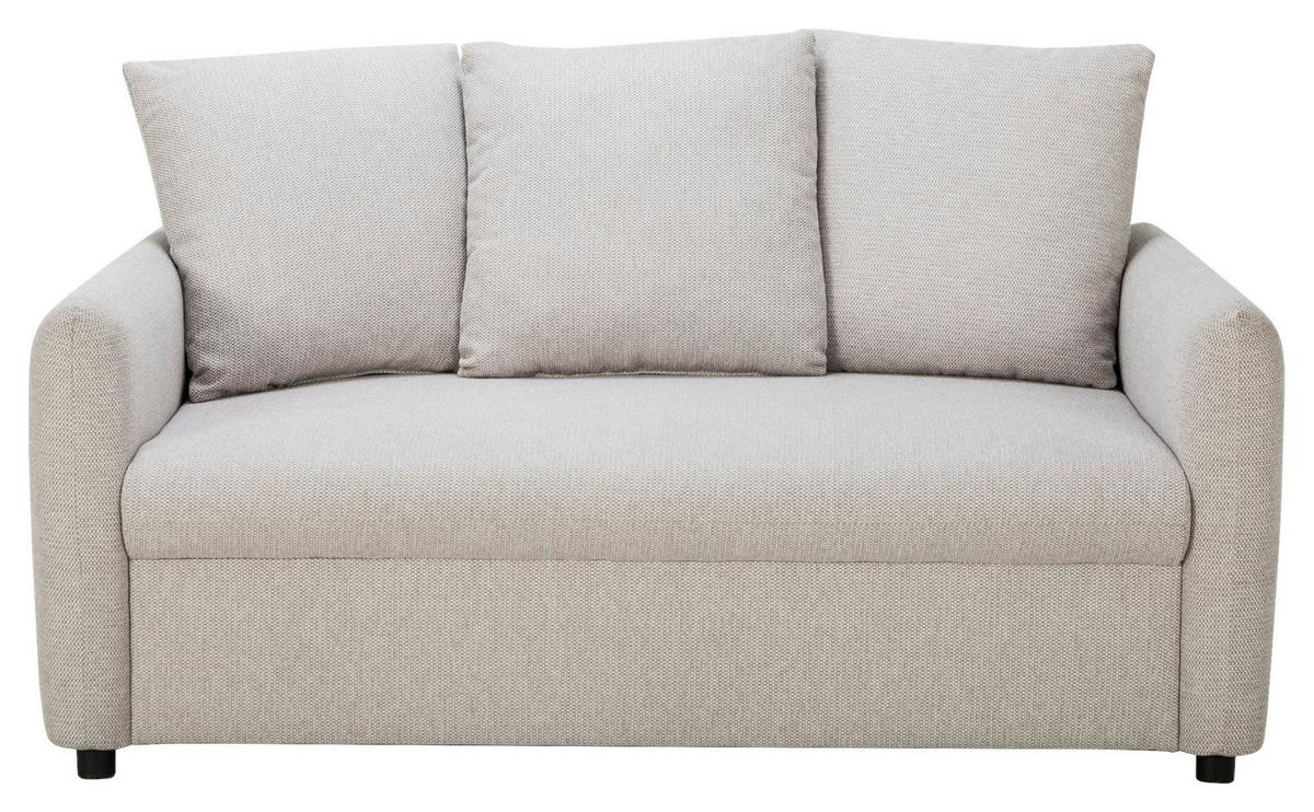 2-sitzer-sofa Aladin Beige - Beige/Schwarz, Basics, Textil (161,5/89/89cm) - P & B