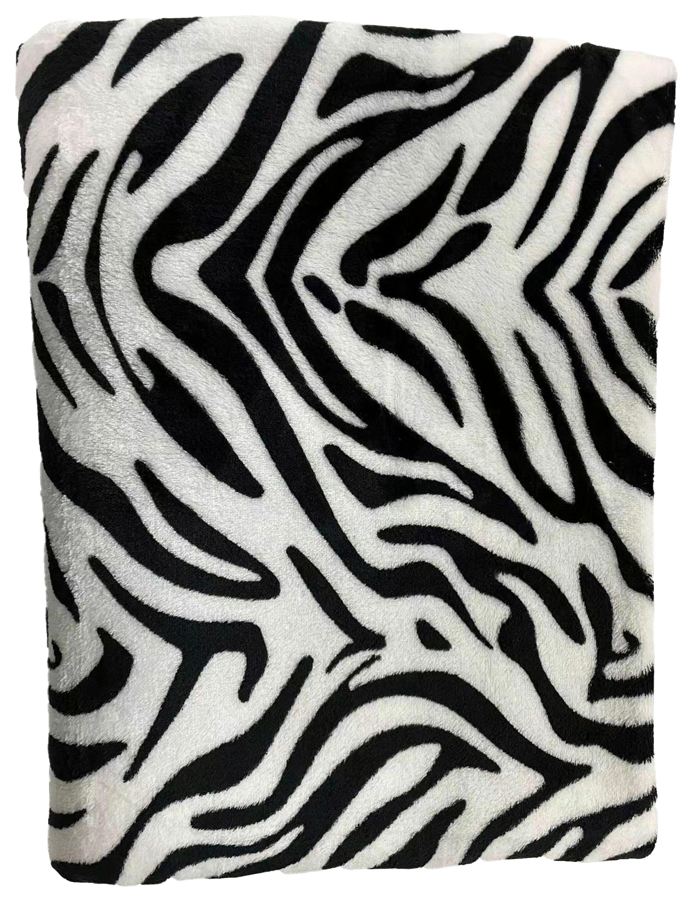 Kuscheldecke Safari Animalprint-Dessin 130x170 cm
