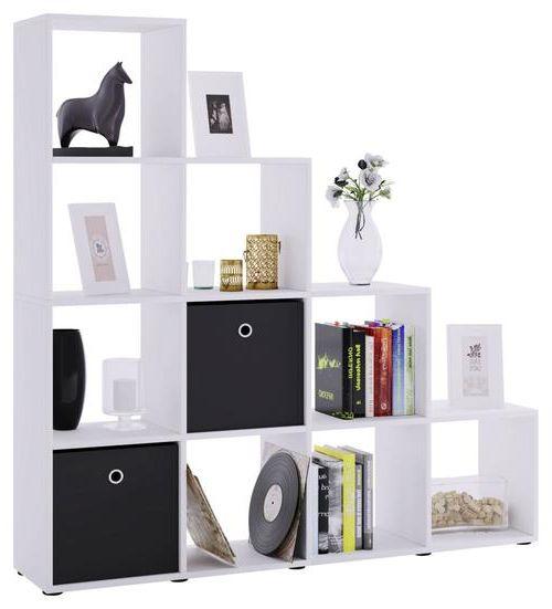 Modernes Regal in Weiß