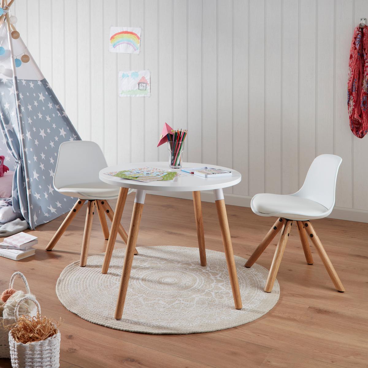 DĚTSKÉ KŘESLO CHILD - bílá, Moderní, textil (39/57/40cm) - Zandiara