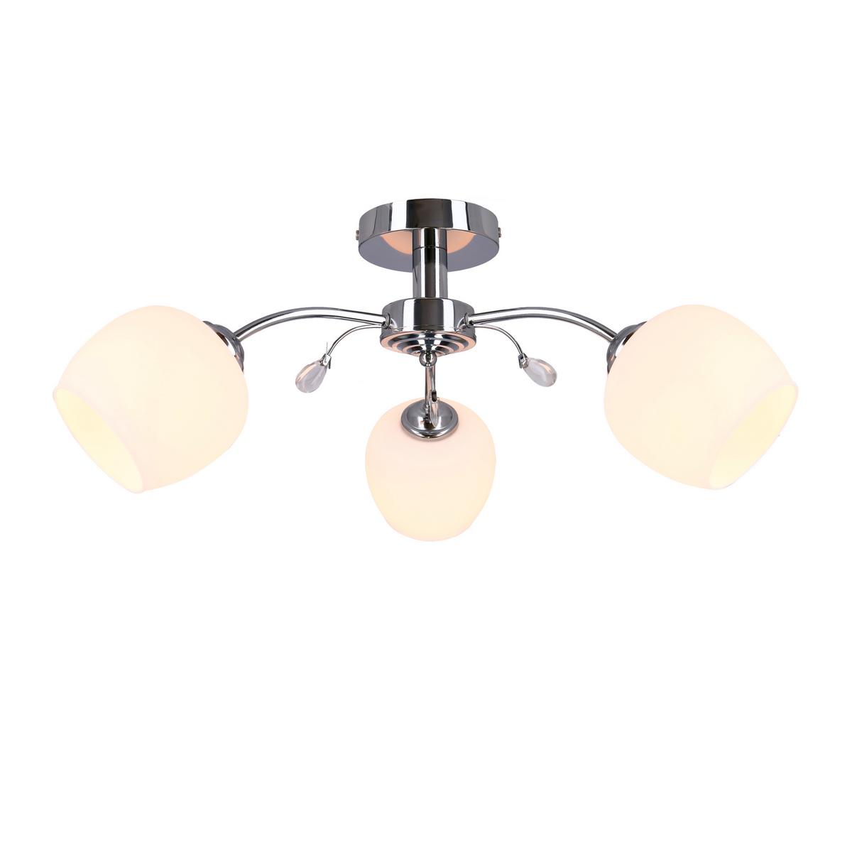 Deckenleuchte 33-09432 Estar - Chromfarben, KONVENTIONELL, Metall (54/54/23cm)