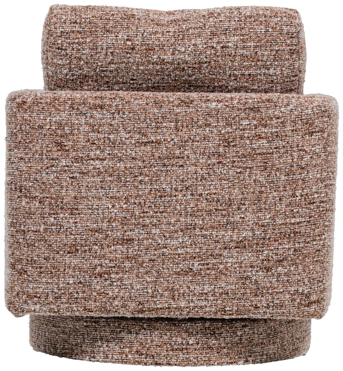 Sessel Oska Braun B: 78cm - Braun, Design, Textil (78/64/79cm) - Livetastic