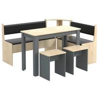Eckbankgruppe Esal Anthrazit S: 153/115 cm - Anthrazit, MODERN, Holzwerkstoff (153/115cm) - MID.YOU