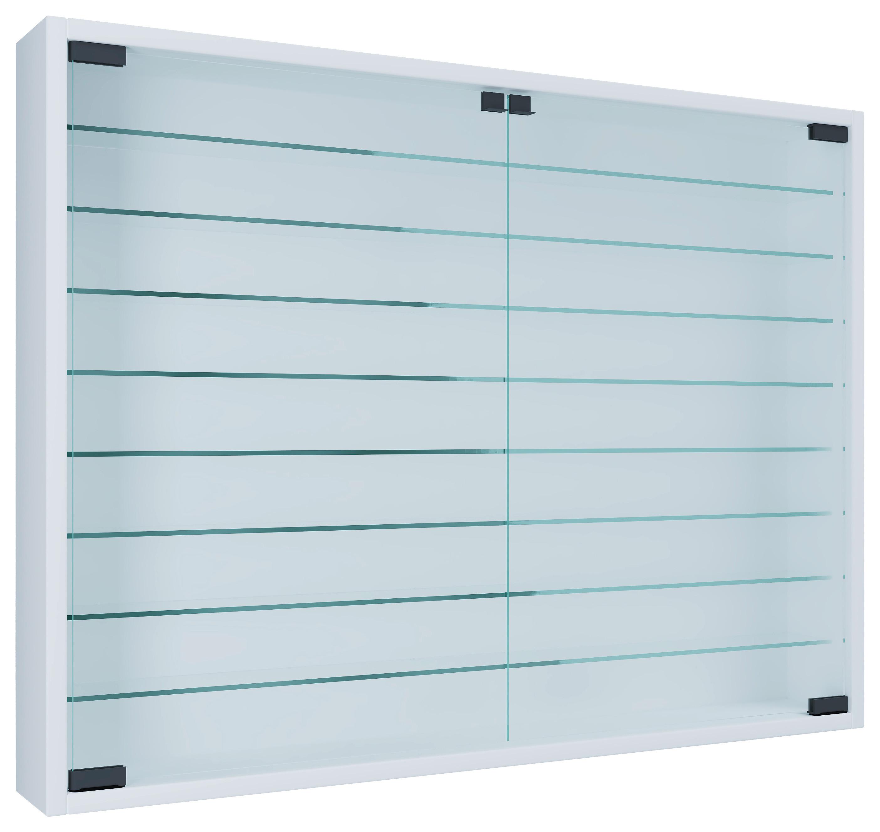 Hängevitrine mit 2 Glastüren