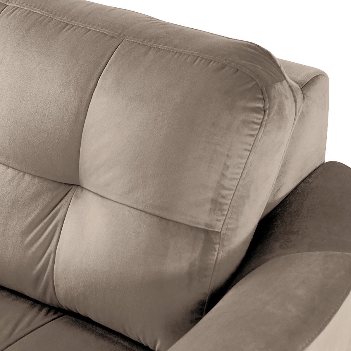 Ecksofa Nordic, Beige S: 190x236 cm - Beige/Buchefarben, Design, Textil (190/236cm) - Livetastic