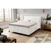 Boxbett mit Bettkasten Haga Creme 180x200 cm - Creme/Schwarz, MODERN, Holz/Kunststoff (180/200cm) - MID.YOU