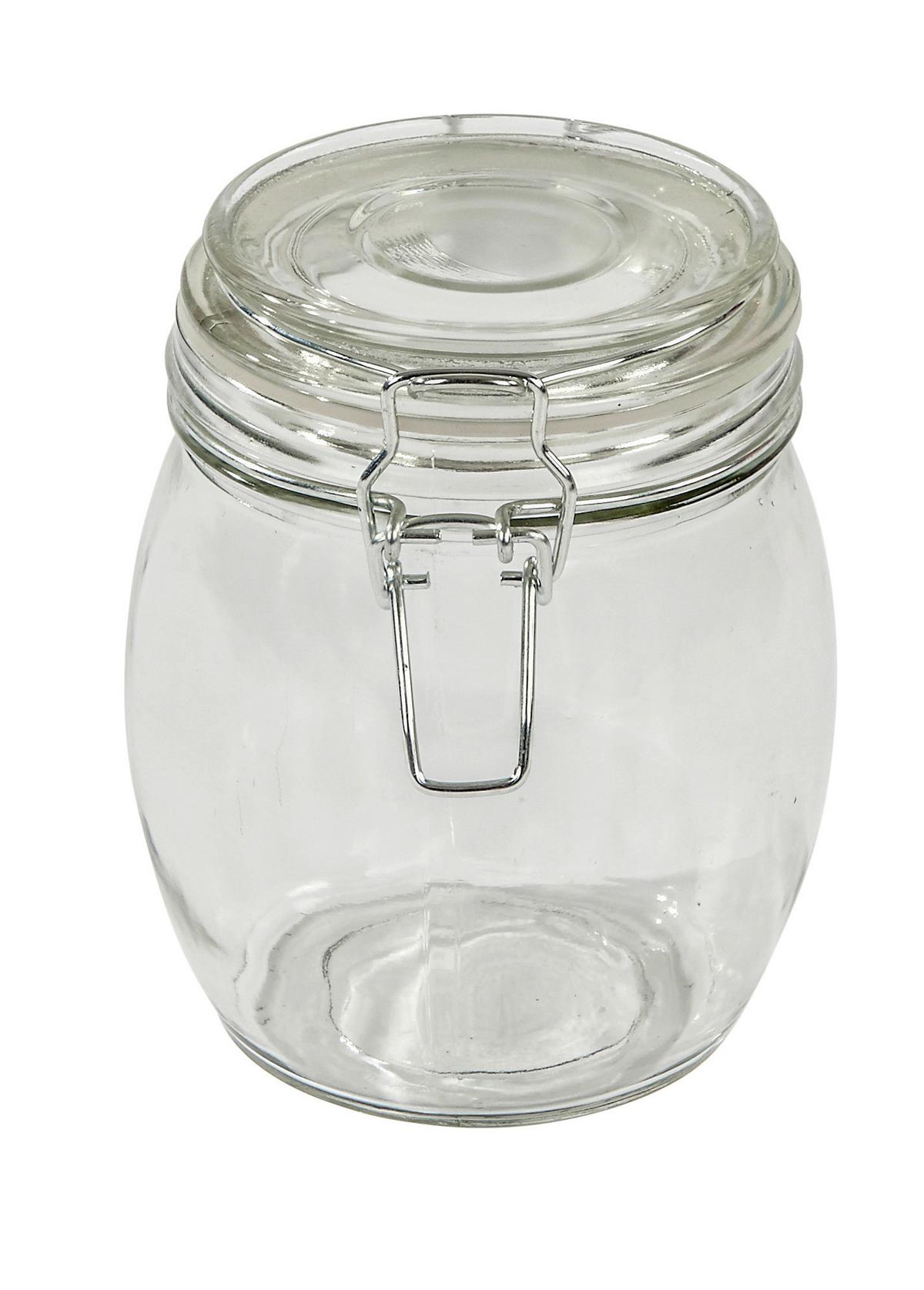 Einmachglas Ilonka ca. 0,8 L, mit Bügelverschluss - KONVENTIONELL (11/14cm) - Luca Bessoni