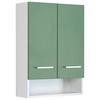 Hängeschrank Riga Weiß/grün B: 50 Cm - Weiß/Grün, MODERN, Holzwerkstoff (50/71/20cm) - Held