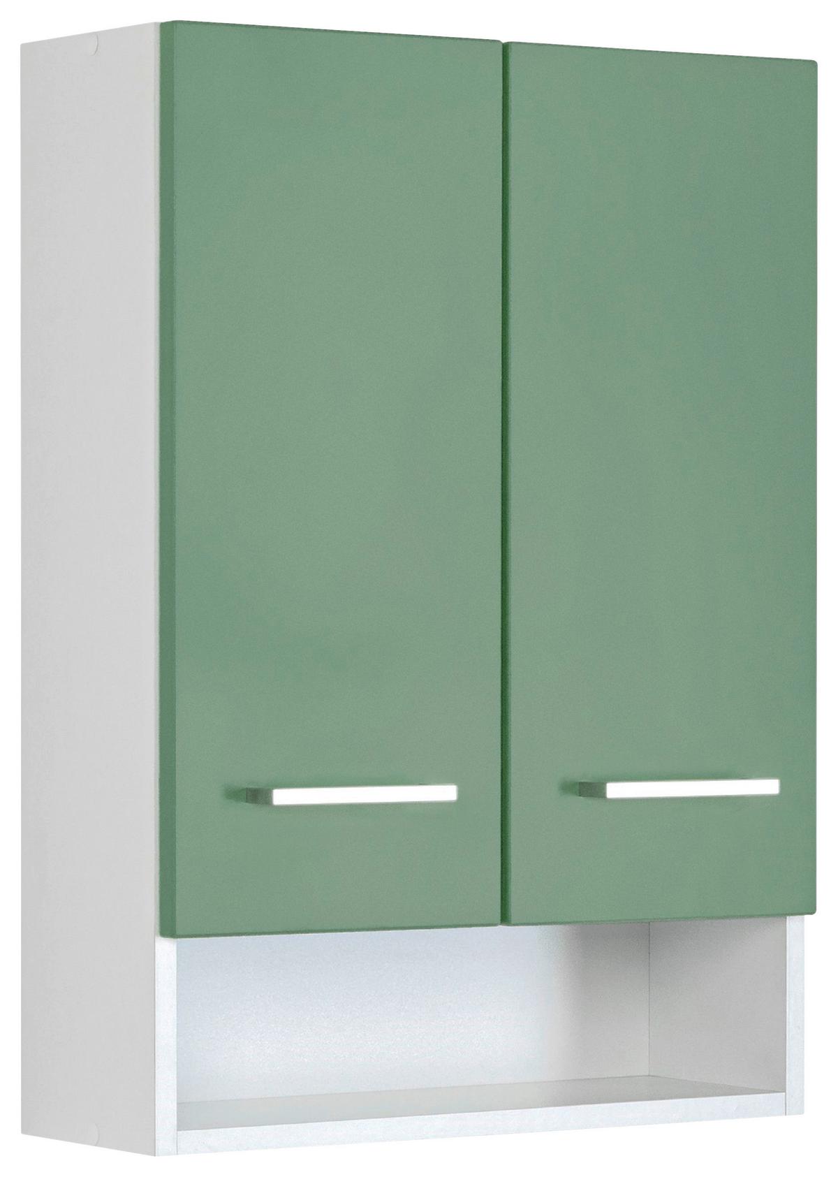 Hängeschrank Riga Weiß/grün B: 50 Cm - Weiß/Grün, MODERN, Holzwerkstoff (50/71/20cm) - Held