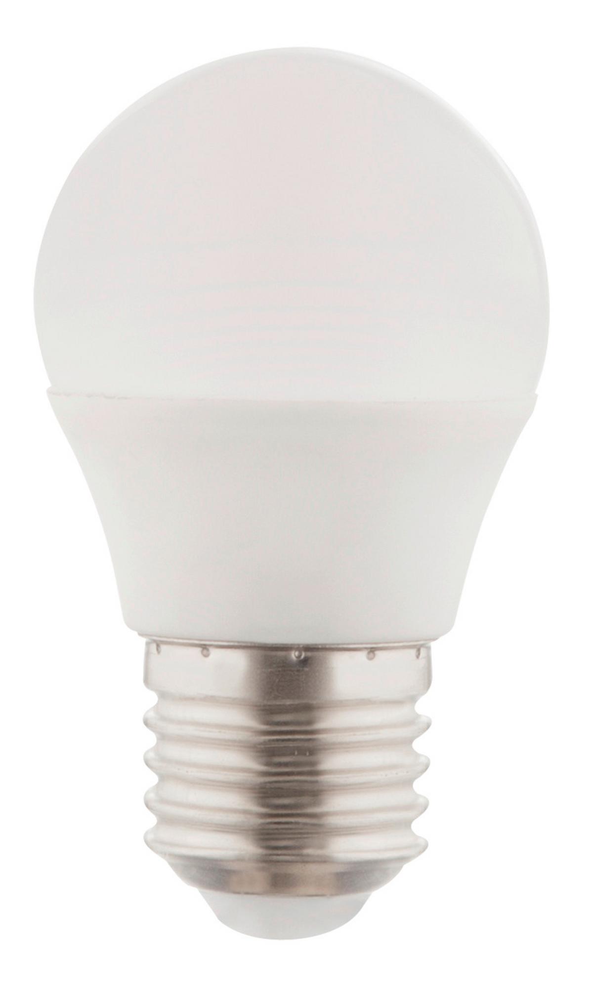 LED žárovka E27, 5W, ILLU, 230V - opál, plast (4,7/8,8cm)