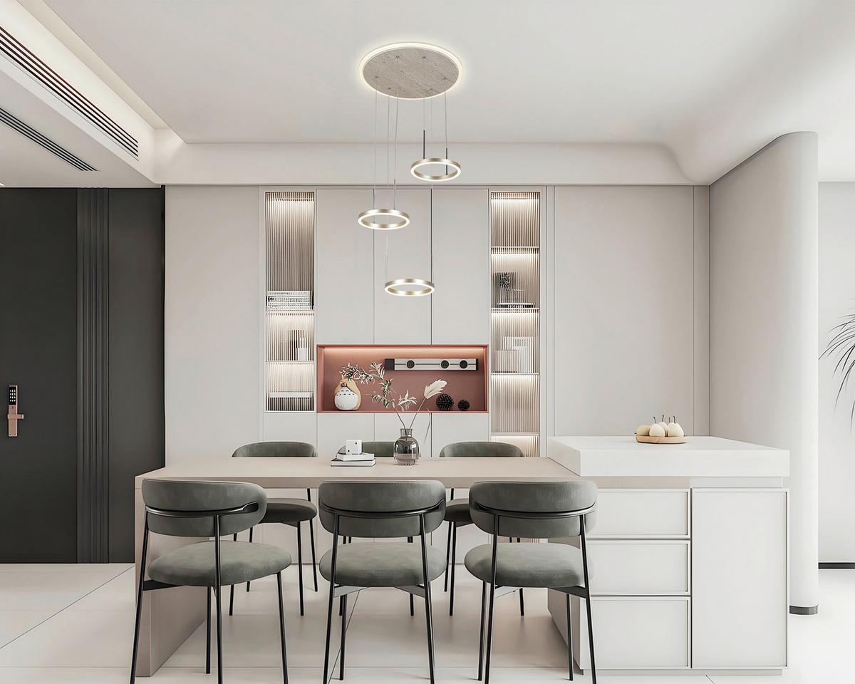 ZÁVESNÉ LED SVIETIDLO STONI - šampanská, Modern, kov/plast (42/150cm) - Mömax