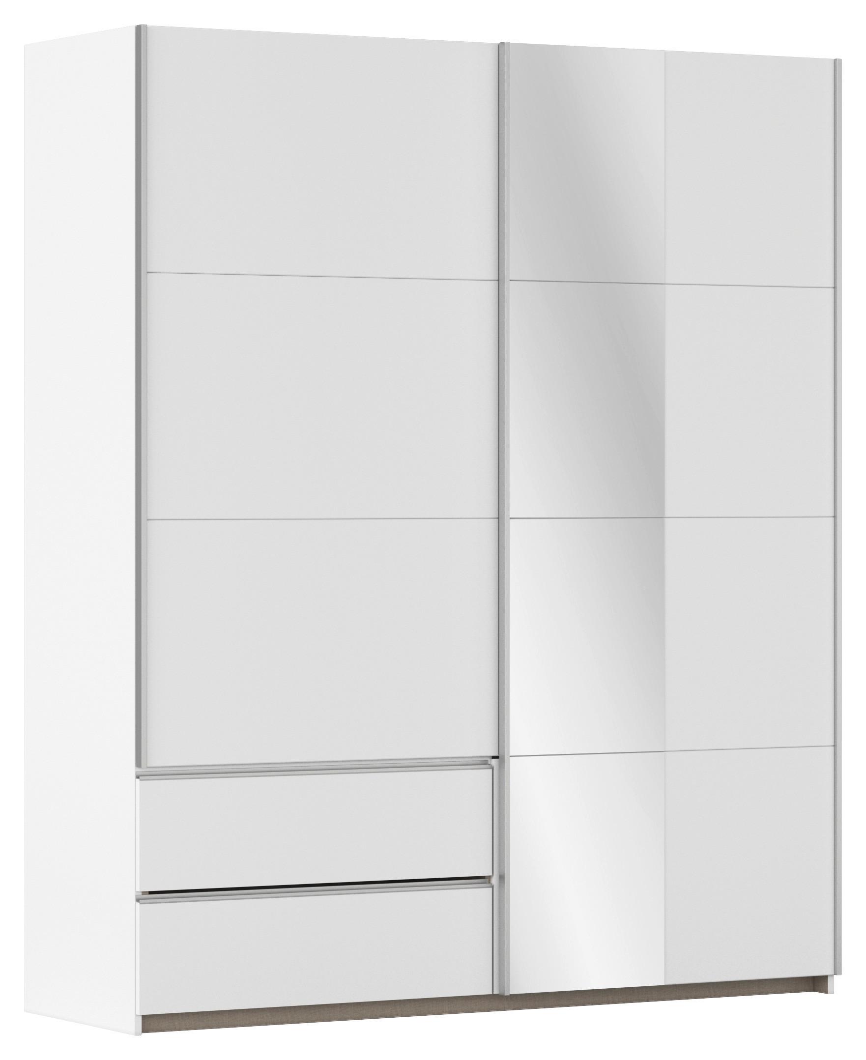 Schwebetürenschrank Stoke Weiß B: 175 cm - Weiß, MODERN, Holzwerkstoff (175/210/59cm) - Rauch Möbel