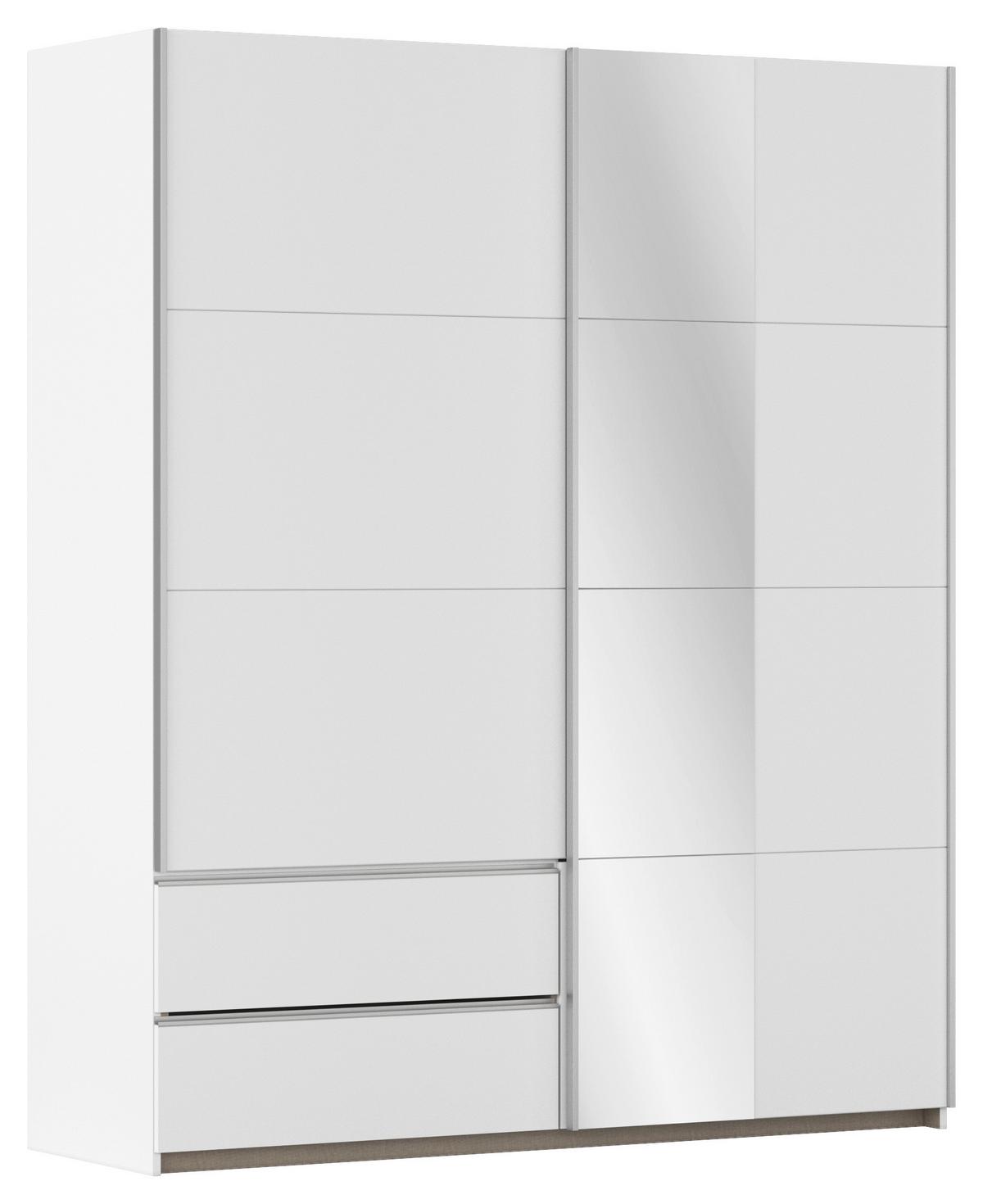 Schwebetürenschrank Stoke Weiß B: 175 Cm - Weiß, MODERN, Holzwerkstoff (175/210/59cm) - Rauch Möbel