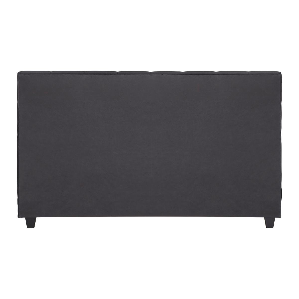 Čalouněná manželská postel FREDERICO, 180x200, černá - černá, Moderní, kov/dřevo (180/200cm) - Bessagi Home
