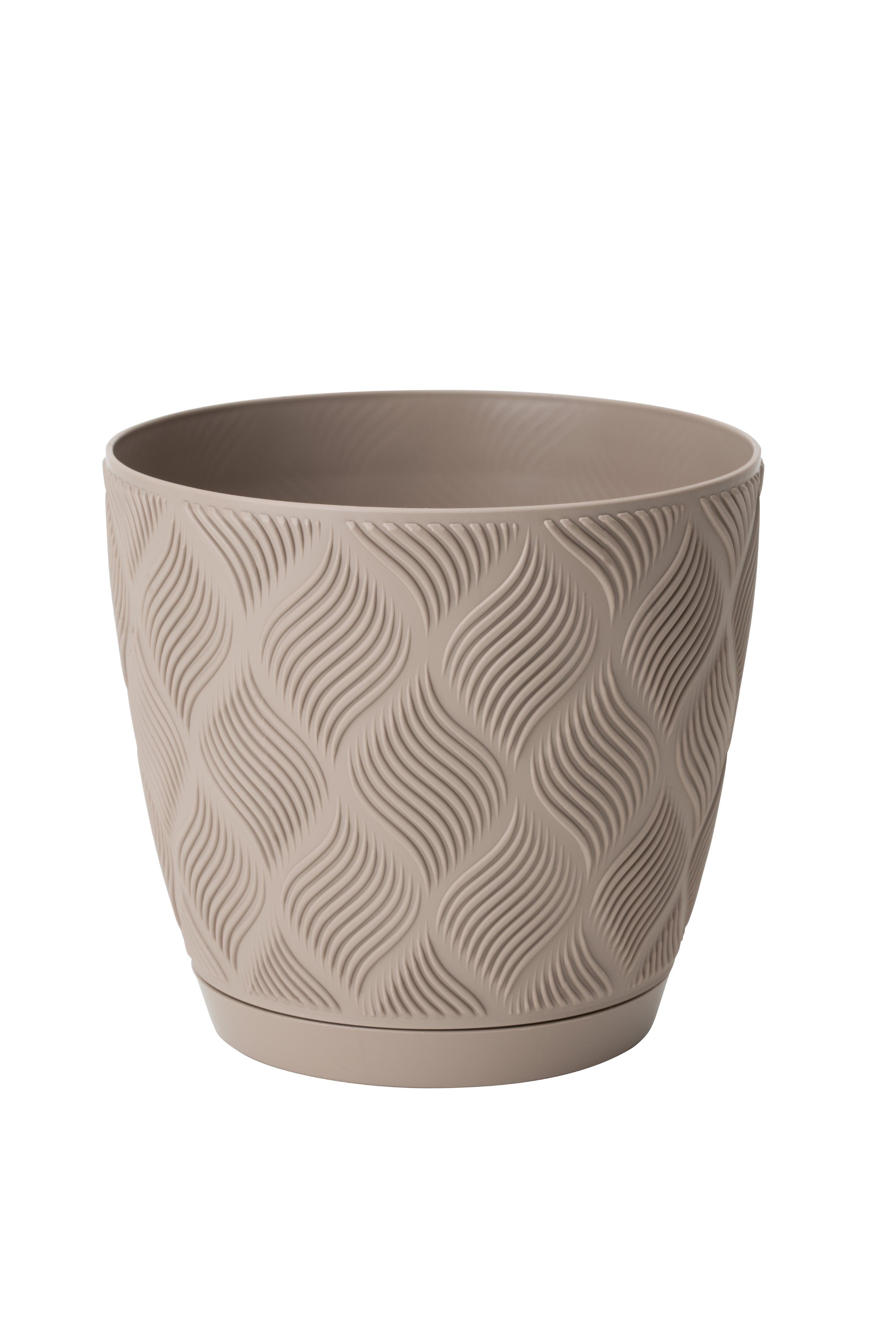Obal na kvetináč GROW COMPLETE ECO 13 - taupe, Konventionell, plast (12,8/11,1cm) - Mömax