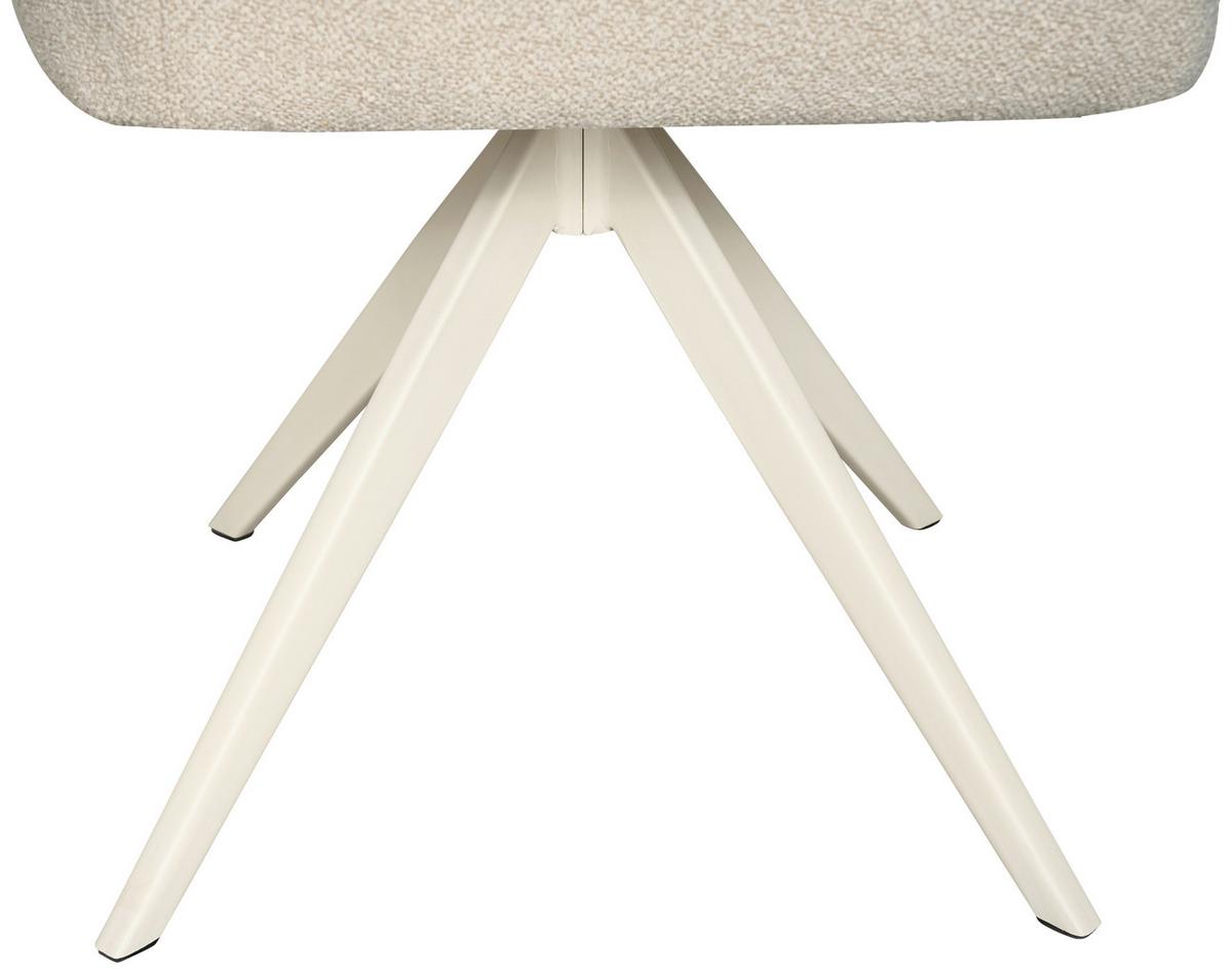 Armlehnstuhl Siena Beige B: 64 cm - Beige, MODERN, Textil/Metall (64/86/65,5cm) - Livetastic