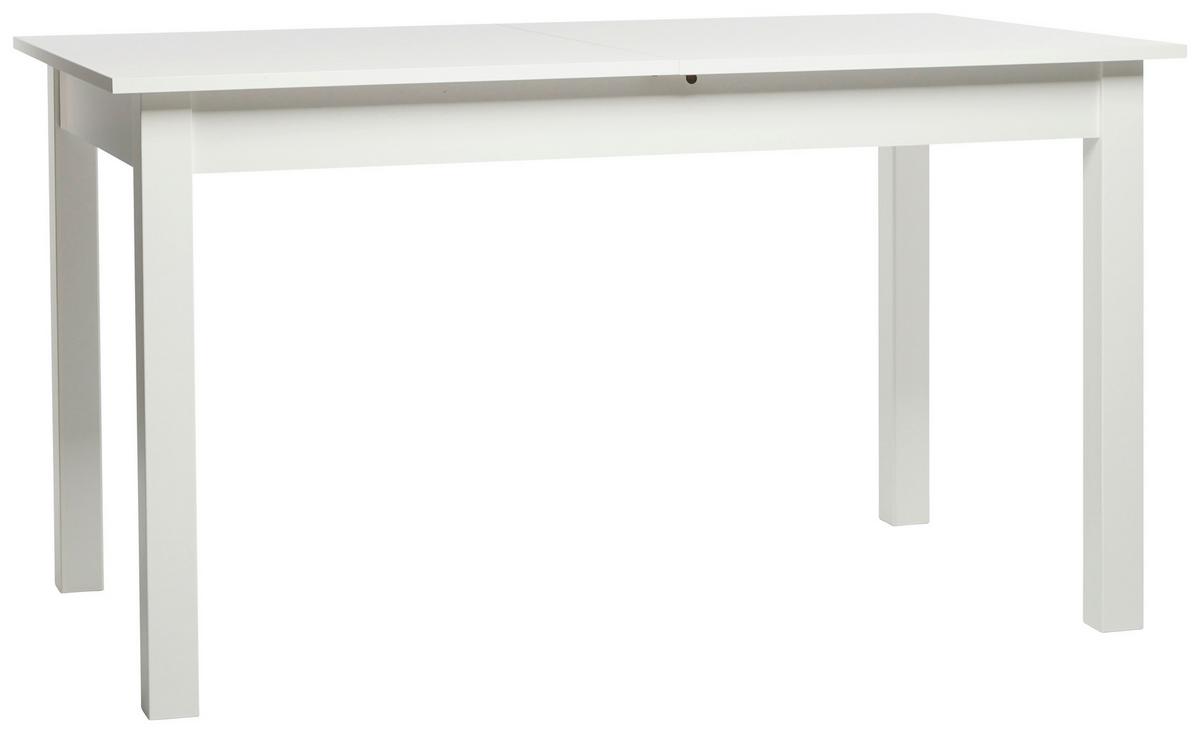 Kihúzható Asztal Coburg 140/80 Cm - fehér, Design, faalapú anyag (140/80/76,5cm) - MID.YOU