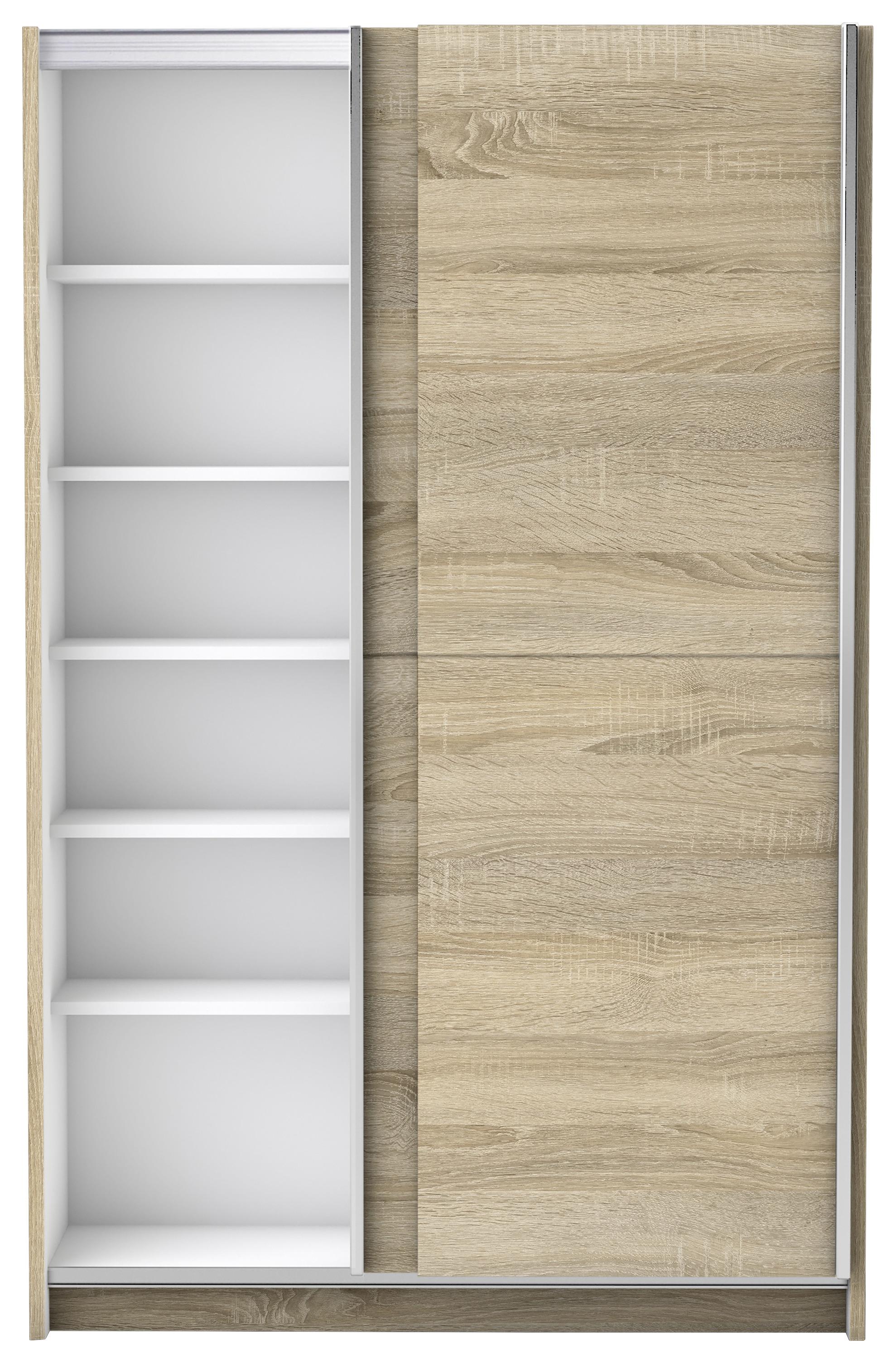 Schwebetürschrank Slim Eiche Innen