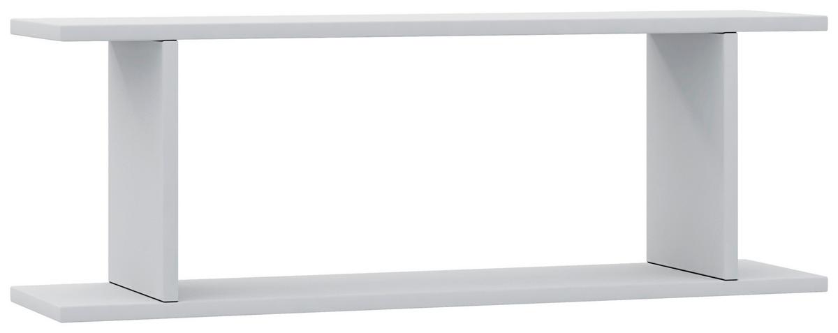 Wandregal Sirola Weiß B: 80 cm - Weiß, KONVENTIONELL, Holzwerkstoff (80/28/19,7cm) - MID.YOU