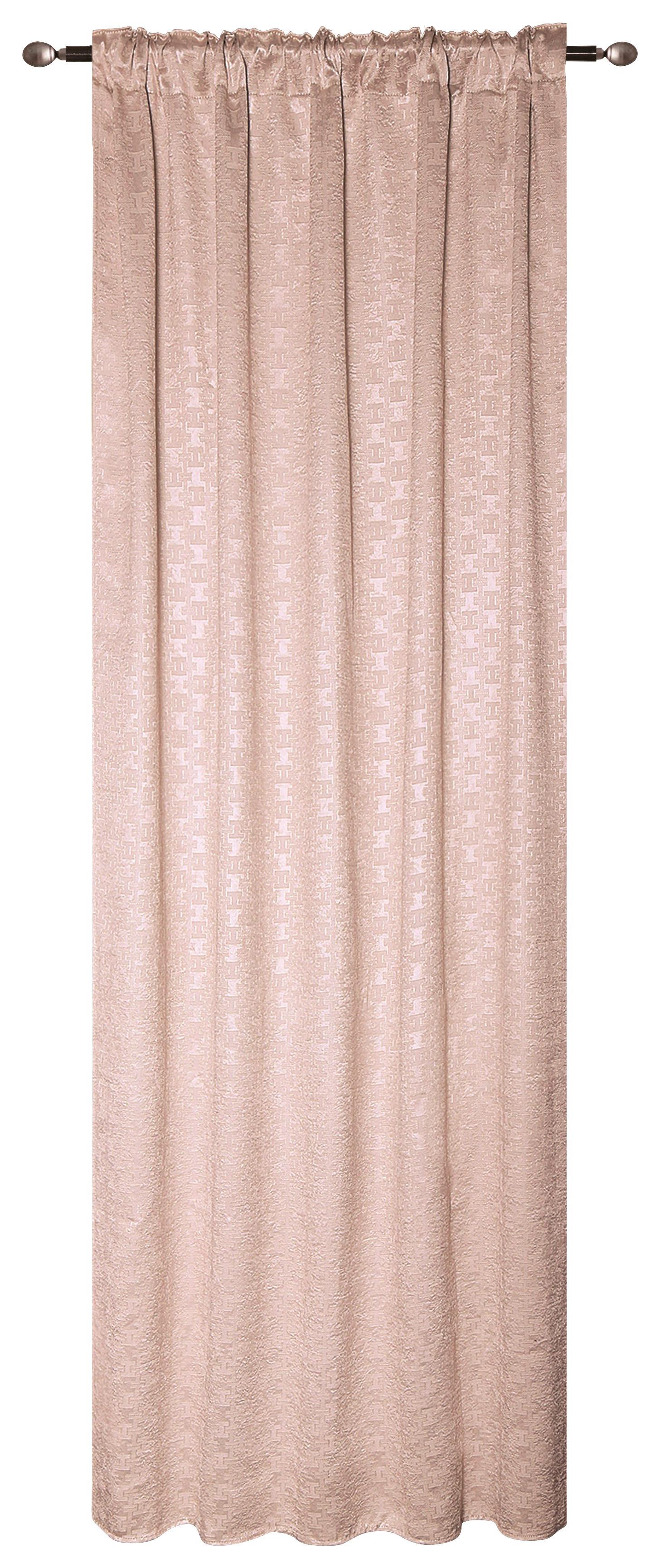 Verdunkelungsvorhang Heike - Beige, ROMANTIK / LANDHAUS, Textil (135/245cm) - James Wood