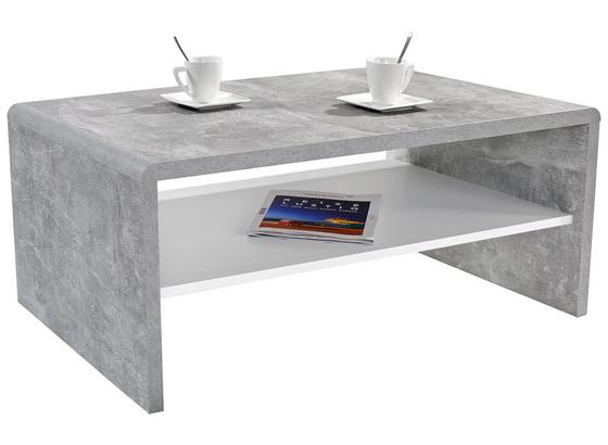 Couchtisch Holz mit Ablagefächer Cala Luna - Weiß/Grau, MODERN, Holzwerkstoff (100/40/59cm) Couchtisch Holz mit Ablagefächer Cala Luna - Weiß/Grau, MODERN, Holzwerkstoff (100/40/59cm)