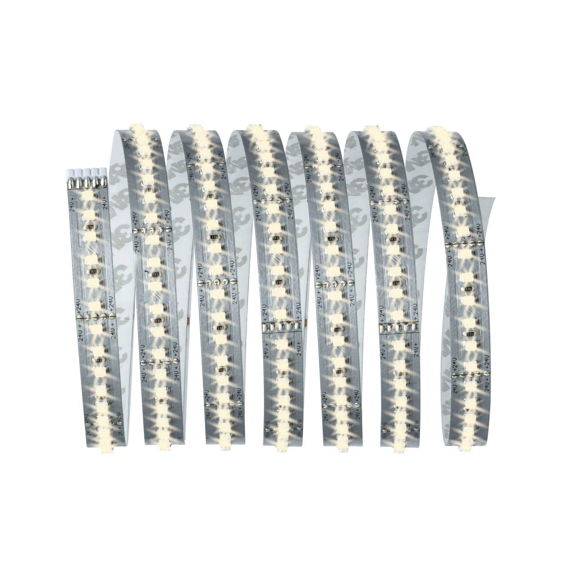 Led-streifen Warmweiß L: 2,5 M , Dimmbar, Beliebig Kürzbar - Silberfarben, Basics, Metall (250cm) - Paulmann