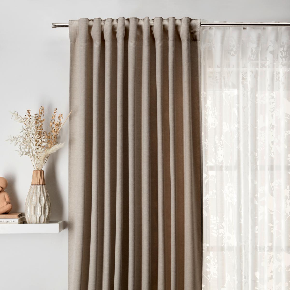 HOTOVÝ ZÁVES ULRICH -EXT- -TOP- - piesková, textil (135/245cm) - Modern Living