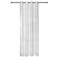 Vorhang Mit Ösen Elenore 140x245 cm Silber/Weiß - Silberfarben/Weiß, MODERN, Textil (140/245cm) - James Wood
