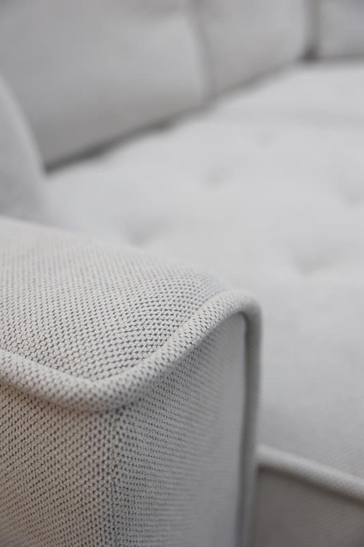 Ecksofa Blues Beige/schwarz, 263 Cm - Beige/Schwarz, Design, Textil (263/183cm) - MID.YOU