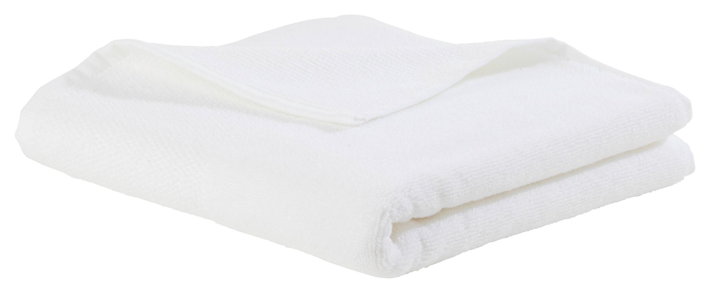 RUČNÍK Olivia, 50/100cm, bílá - bílá, Konvenční, textil (50/100cm) - Premium Living