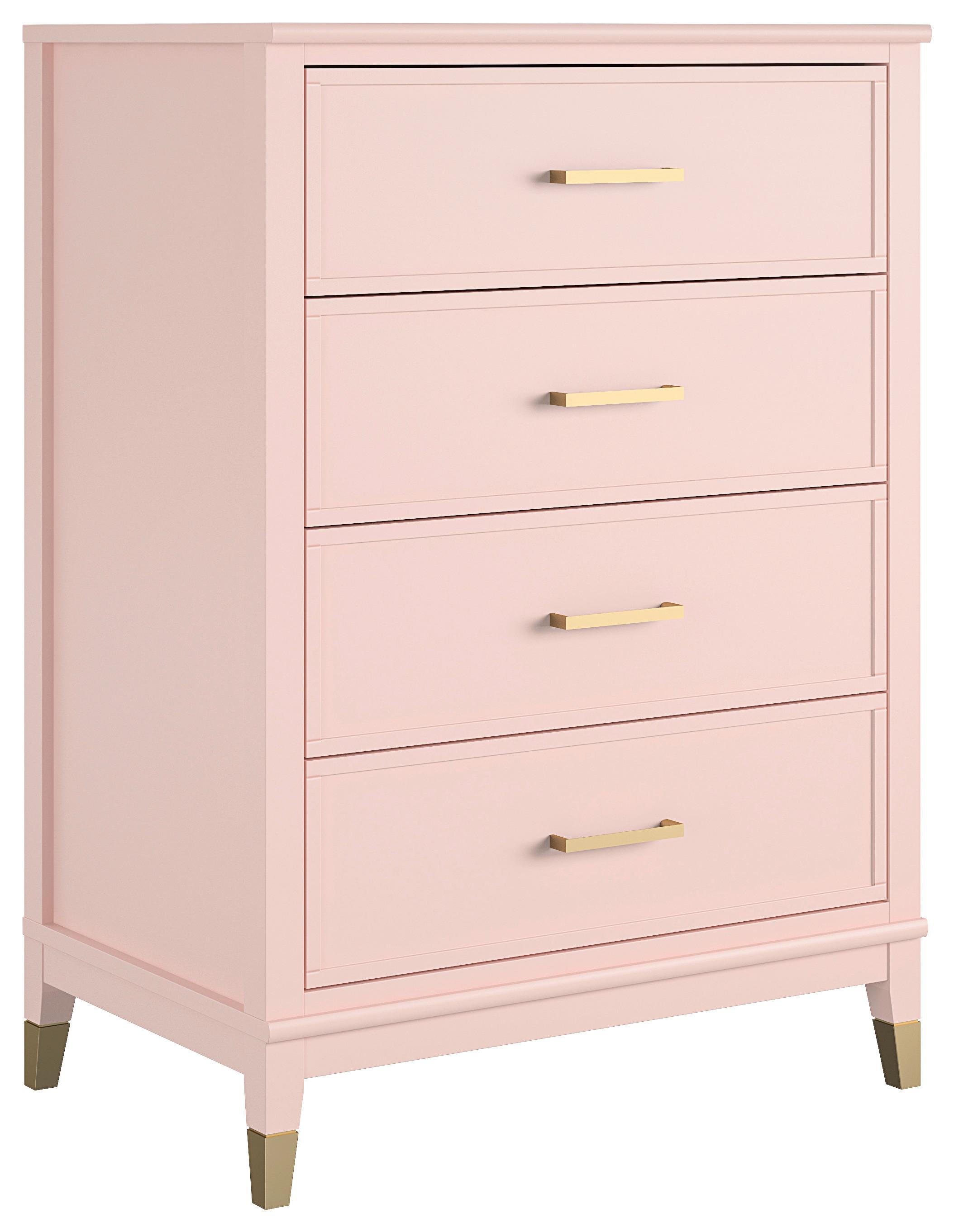 Kommode Westerleigh Rosa 76 Cm - Rosa, Design, Holz/Holzwerkstoff (76/106/50cm) - MID.YOU