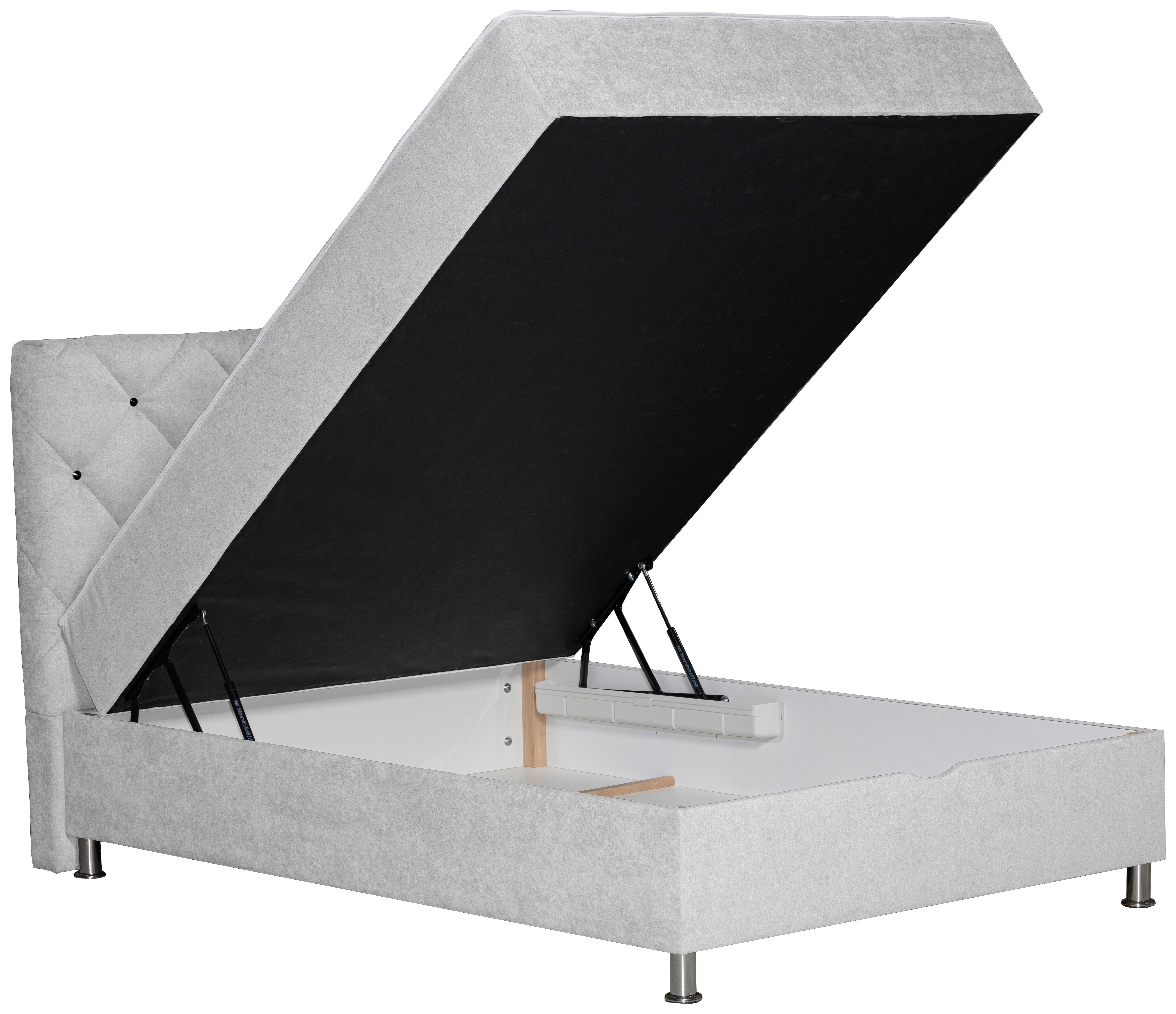 Box-ágy Black Diamond - natúr, Design, textil (120/200cm) - Modern Living