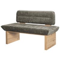 Sitzbank Beluna Ii - Eichefarben/Beige, KONVENTIONELL, Holzwerkstoff/Textil (120/87/67cm) - James Wood
